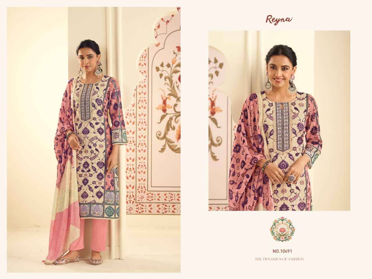 BANVI By Reyna Beautiful Festive Suits Stylish Colorful Fancy Casual Wear & Ethnic Wear BEMBERG COTTON LAWN Dresses At Wholesale Price